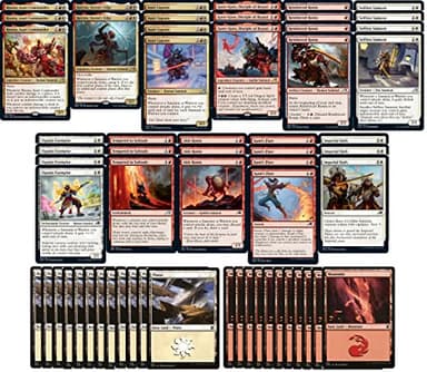 Elite Boros Samurai Deck - Red White - Very Powerful - Modern Legal - Custom Built - Magic The Gathering - MTG - 60 Card!