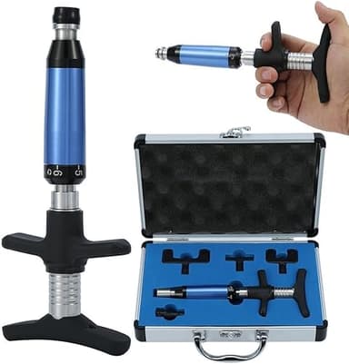 Chiropractor Tools Manual Spine Activator Chiropractic Adjustment Correction Tool, Adjust Vertebration Cervical Spondy Force Spine Adjusting Massager for Improve Joint Pain