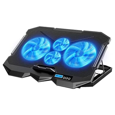 Laptop Cooling pad for Asus ROG Zephyrus G16 Gaming laptops, Laptop Cooler with 4 Fans, LCD Display Screen, 4 Height, 2 USB-A Port Laptop Stand