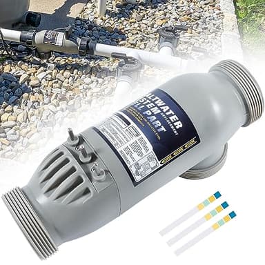 Replacement for Jandy R0452400 Salt Cell PLC1400 APURE1400 for Zodiac Jandy AquaPure Purelink 3-Port 14-Blade Electronic Salt Water Chlorine Generator Water Purification System Up to 45,000 Gallons