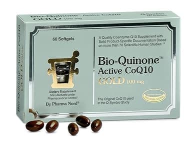 Pharma Nord - The Original CoQ10 • Clinically Proven • High Absorption • Heart Health • Fertility • Healthy Aging • Cellular Energy • Antioxidant • Gluten-Free • 100 mg Coenzyme Q10 • 60 Softgels