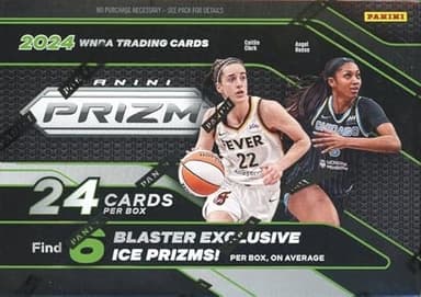 2024 Panini PRIZM WNBA EXCLUSIVE Factory Sealed Blaster Box with (6) ICE PRIZMS! Look for Rookies of Caitlin Clark, Angel Reese, Cameron Brink, Kamilla Cardoso, Aaliyah Edwards & Many More!
