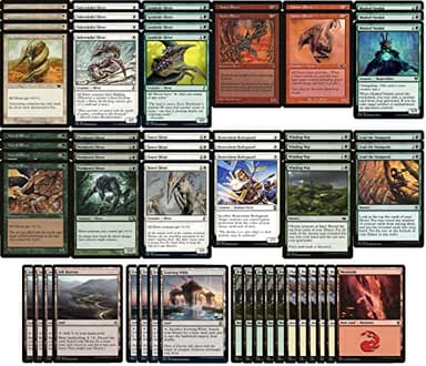 Tier 1 Naya Sliver Pauper Deck - Red Green White - Custom Built - Magic The Gathering - MTG - 60 Card