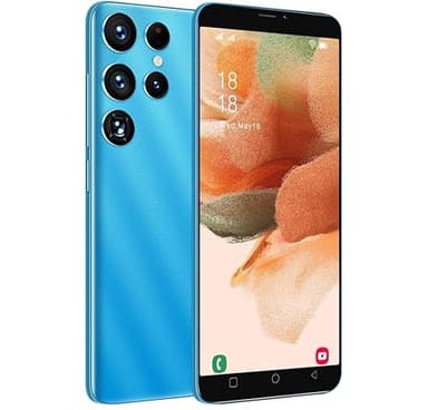 KostSell Cheap Mobile Phone, 5.0'' HD Screen, Android 9.0 OS,16GB ROM (SD to 128GB), Dual SIM Dual Cameras，Face ID Unlock 3G Cell Phones(Blue)
