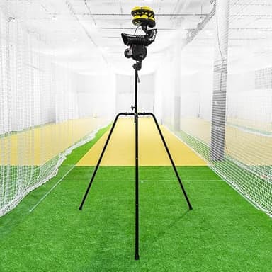 FORZA V55 Cricket Bowling Machine | Up to 55mph Speeds, Automatic 12-Ball Feeder, Portable Design – Ideal for Cricket Training (No Balls, Mains & Battery Cable (No Battery))